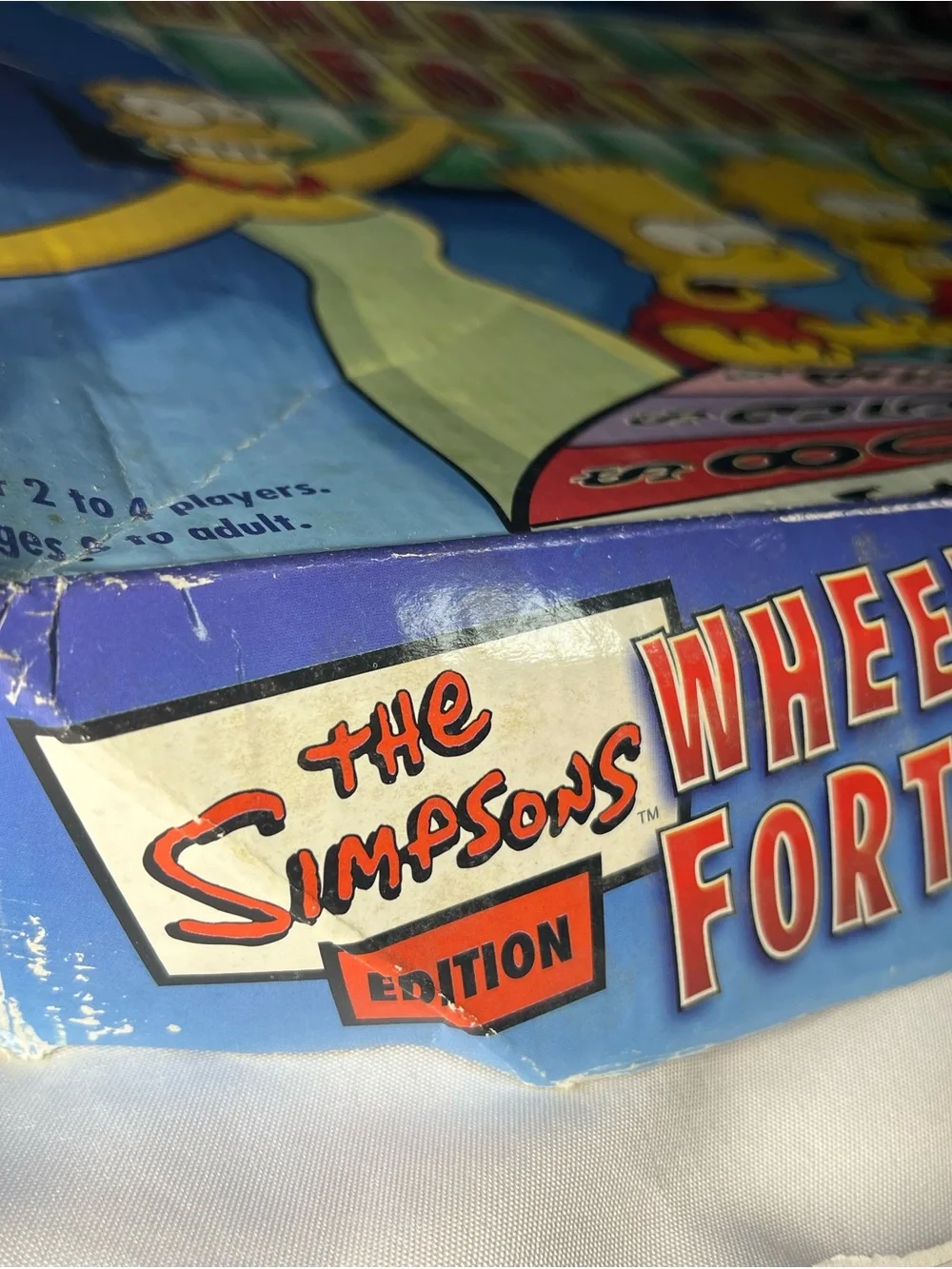 Vintage 2004 Simpsons Wheel Of Fortune Board‎ Game Pressman